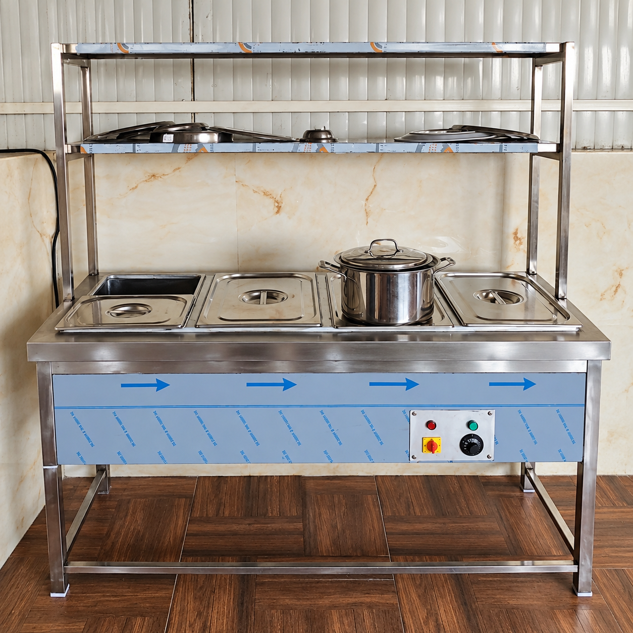 Oasis Living food warming and serving station